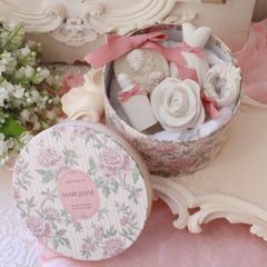 マチルドエム フランス アロマストーン センティッドデコ 限定ＢＯＸ5個セット 石膏 マーキーズ  (1000) ギフト フレグランス ウッディ— オリエンタル アロマ 飾り 癒し アロマオイル マチルドM Mathilde M. フランス製 アンティーク風 