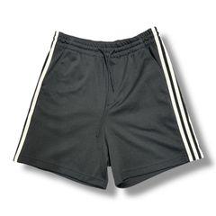 参考上代27500円 Y-3 3-Stripes Track Short ストライプトラックショーツ サイドラインパンツ ハーフパンツ ヨウジヤマモト アディダス ワイスリー DY7201 ブラック XS 90688A7