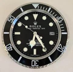 ロレックスROLEX 壁掛け時計 サブマリーナ ロレックス・サブマリーナスタイルの高級壁時計 - ロレックスの