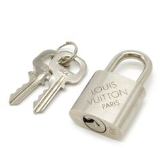 極美品 ルイヴィトン 南京錠 パドロック カデナ 鍵 シルバー No.322 LOUIS VUITTON ルイ ヴィトン カデナ 鍵 パドロック 南京錠