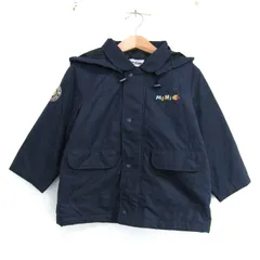 ファミリア 中綿ジャケット ジャンパー アウター マウンテンパーカー キッズ 男の子用 100サイズ ネイビー Familiar 【中古】