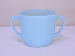 激レア Fire King アズライトブルー リブドボウル7-1/2in 激レア Fire