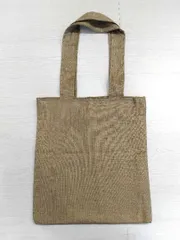 【ハンドメイド】肩掛けトートバッグ 中（カーキ）[A-091]