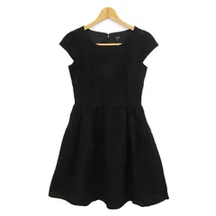 トッカ ワンピース ドレス ストレッチ ブランド トップス 日本製 黒 レディース ブラック TOCCA 【中古】