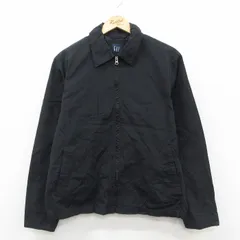 L/古着 ギャップ GAP 長袖 ジャケット メンズ 00s 黒 ブラック 25oct24 中古 アウター ジャンパー ブルゾン