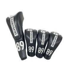 PEARLY GATES パーリーゲイツ  ヘッドカバー 4点セット  ネイビー系 DR/UT×3 [240101441275] ゴルフウェア ストスト