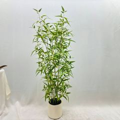 フェイク竹　インテリア装飾　人工竹　パーティションスクリーン/仕切り壁景観デザイン　屋外装飾　竹盆栽　観葉植物　店舗装飾　庭園装飾　（高さ：160㎝）