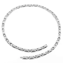 サマリウムコバルト 純チタン ネックレス (SU316)