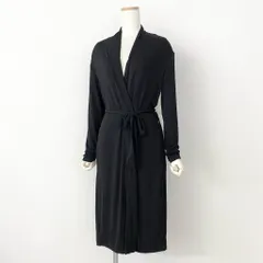 MAX MARA LEISURE 白タグ黒ストレッチVネックスリットカットソー MAX MARA LEISURE 白タグ黒ストレッチVネックスリットカットソー