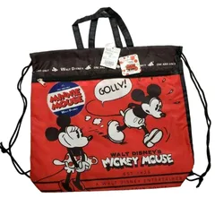 新品　ディズニー　ミッキー　ミニー　ナップザック　ナップサック　リュック　手提げ袋　体操着袋　運動着　サブバッグ　小学生　子供　入学準備