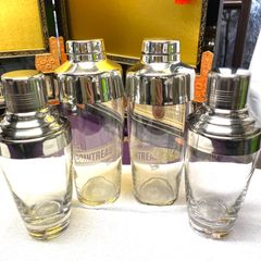 【ガラス製】業務用 カクテルシェーカー 4個セットコアントロー+YUKIWA