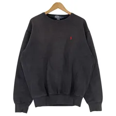 Polo by Ralph Lauren ポロバイラルフローレン 裏起毛スウェット sizeS/ブラック