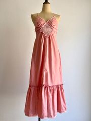 70's vintage "young edwardian" camisole dress