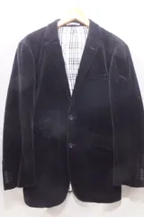 BURBERRY BLACK LABEL ベロア テーラードジャケット BME61-310-09 サイズL アウター メンズ