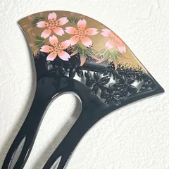 KZ055-a 簪 かんざし 黒色 結婚式 和装 髪飾り 卒業式 成人式 着物