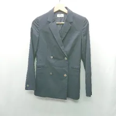 ◇ Θ PLST プラステ ウール混　ダブルブレスト 長袖 テーラードジャケット サイズXS ネイビー レディース E  【1410290073049】