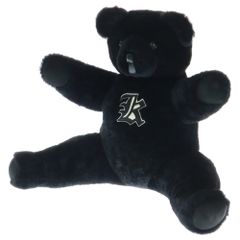CHROME HEARTS (クロムハーツ) ×KYOSUKE HIMURO TEDDY BEAR 氷室京介 イニシャルロゴ テディーベア ぬいぐるみ ブラック