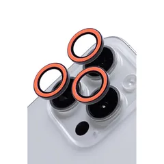iFace Neo iPhone 15 Pro/15 Pro Max 専用 カメラレンズ カバー 強化ガラス (ネオオレンジ)【 iPhone15pro iPhone15ProMax カメラレンズプロテクター カメラフィルム カメラ レンズ 保護カバー キ