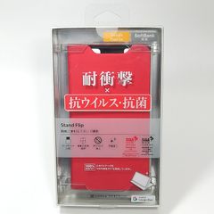 手帳型・合成皮革スマホケース Google Pixel 6a /レッド Stand Flip◆未使用・未開封
