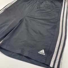 adidas ハーフパンツ ショーツ ブラック メンズXL相当