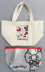【中古】バッグ ハローキティ トートバッグ＆保冷ポーチ 「サンリオキャラクターズ」 In Red 2025年10月号 付録