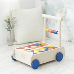 木のおもちゃ 日本製 ニチガン つみきぐるま 積み木 お誕生日 1歳 男の子 女の子 おうち時間 子供