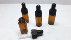 スポイト式 ガラス ボトル 3ml 4本 遮光瓶