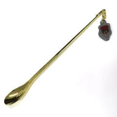 【中古】マグカップ・湯のみ スカラビア寮 チャーム付きマドラー 「ディズニー ツイステッドワンダーランド×OH MY CAFE 第三弾」 グラスドリンク注文者限定