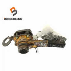 ☆中古品☆KITO キトー レバーブロック L4形 3/4ton/0.75ton チェーン長さ約1.6m レバーホイスト 荷揚げ 荷締め 102987のサムネイル