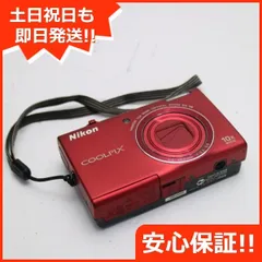 中古 COOLPIX S6200 ブリリアントレッド 即日発送 デジカメ Nikon 