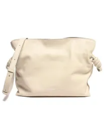 美品 ロエベ ショルダーバッグ シルバー金具 フラメンコ クラッチバッグ ミディアム レディース LOEWE