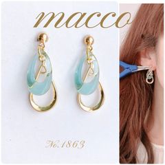金具変更無料♡ ハンドメイドピアス No.1744 maccoshop - メルカリ