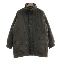 Barbour バブアー DURACOTTON PARKA 中綿 オイルドジャケット 防寒 ユーロ グリーン (メンズ XL) 中古 古着 P6630