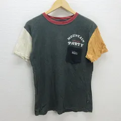 H■マナスタッシュ/MANASTASH 胸ポケ付き ヘンプTシャツ【M】緑/MENS■4【中古】