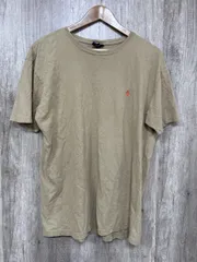 POLO RALPH LAUREN ポロ ラルフローレン 刺繍ロゴ ワンポイント Tシャツ sizeM/茶 ■◆ メンズ