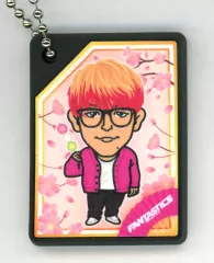 【中古】キーホルダー 世界(FANTASTICS) スクエアラバーキーホルダー 2023 桜 ver. EXILE TRIBE STATION オンラインカプセル景品