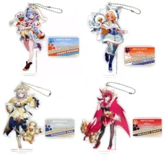 【中古】キーホルダー 全4種セット アクリルスタンドキーホルダー 「バーチャルYouTuber ホロライブ×モンスターハンター ホロライブとオトモ 第一弾 3期生」 カプコン直営アミューズメント施設限定