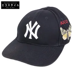 GUCCI✖️ニューヨークヤンキース ベースボールキャップ　newera GUCCI グッチ 18AW × NY Yankees MLB GG キャンバス ベース