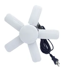 TMC 小型LEDクリップライト 屋内用 昼光色 5-BladeLightL PA-1802 LEDクリップランプ 連結コンセント付のサムネイル