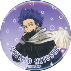 【中古】バッジ・ビンズ 心操人使(ノーマル) 「僕のヒーローアカデミア 雄英高校オープンスクール 缶バッジコレクション(クリームソーダ)」