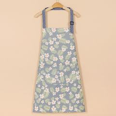 エプロン おしゃれ カフェ かわいい レディース 花柄 ナチュラル エレガント ロング 長め レトロ ロング丈 バッククロス 北欧 前掛け キッチン ガーデニング 園芸 保育士 保育 料理 プレゼント 可愛い 首掛け 大人