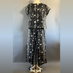 着物リメイク 夏秋セットアップ 花唐草 オリエンタル更紗 ポケットあり | Kimono Remake, Summer and Autumn Set-Up #2409-012