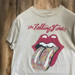 [mm] BFMN バンド Tシャツ 古着 ローリングストーンズ リップアンドタン 花柄 Lサイズ 2025   1200 p20/