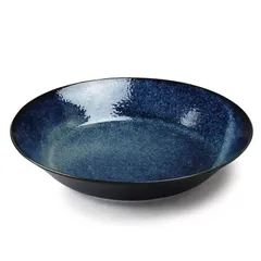 【迅速発送】アイトー(Aito) aito製作所 「 ナチュラルカラー 」 カレー皿 パスタ皿 約21cm ネイビー 美濃焼 食洗機 電子レンジ対応 日本製 517016
