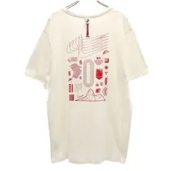 NIKE ナイキ バックプリント 半袖 Tシャツ XL ホワイト メンズ 古着