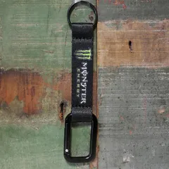 Monster Energy タグ付 カラビナ キーホルダー モンスターエナジー アメリカン雑貨