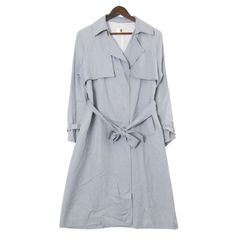 Bou Jeloud ブージュルード 通年★ リヨセル 裏地ストライプ トレンチ コート Sz.38 レディース
