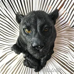 パンサー　置物　金属　みかげ石 2025年最新】ブラックパンサー 置物の人気アイテム - メルカリ