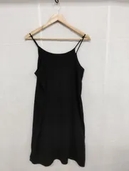 GU キャミソールスリップ ブラック Lサイズ