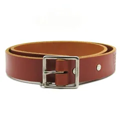 【未使用】HTC エイチティーシー スタッズ レザーベルト ブラウン シルバー 希少 HTC エイチティーシー レザーベルト ダークブラウン